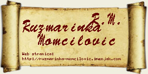 Ruzmarinka Momčilović vizit kartica